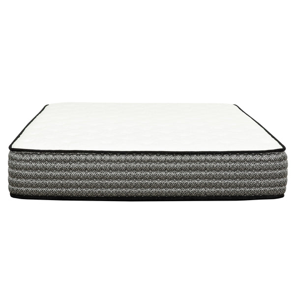 Premium 12" Queen Size Hybrid Mattress In A Box Soft Gel Memory Foam Top With Cooling Technology - Gray / White