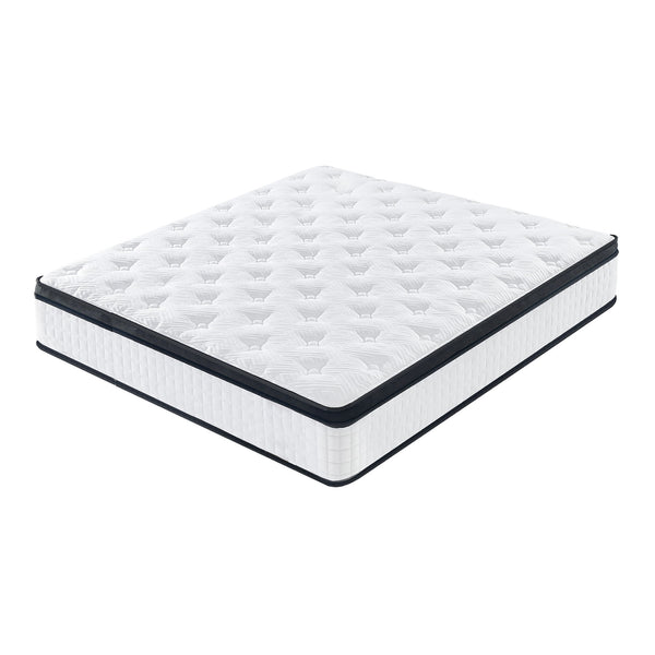 12" Hybrid Mattress Individual Pocket Spring, 7 Zoned Memory Foam - Breksta Mattress
