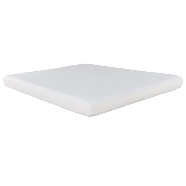 6" Firm Full Size Gel Memory Foam Mattress With Cooling Technology - White