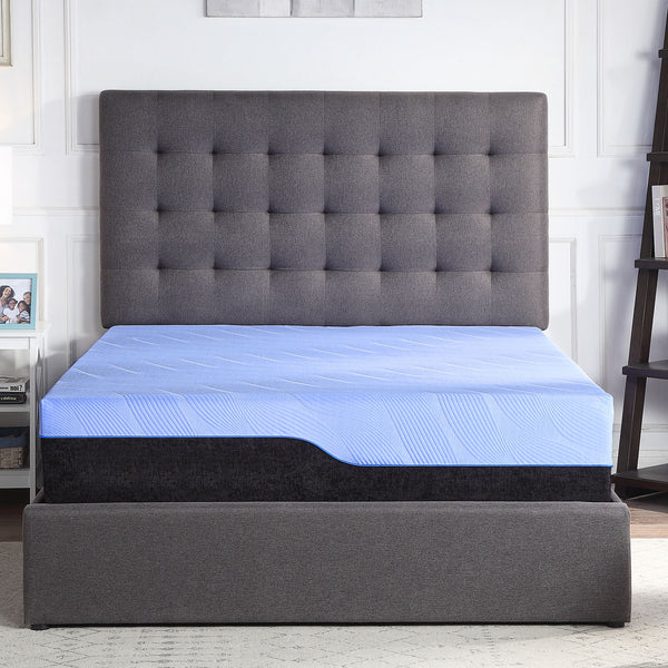 12" Refresh Hybrid Cooling GelCare Memory Foam And Coil Mattress - Breksta Mattress